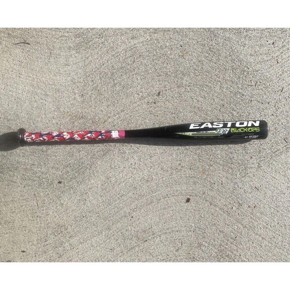 Easton 25 Inch Black Ops - 10 Baseball Bat Black Ultra Lime Green 1.15